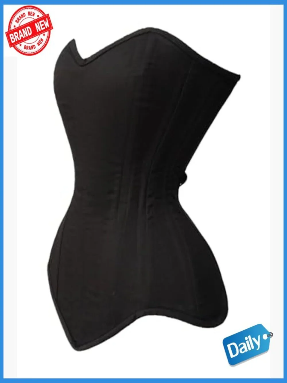 Heavy Duty Overbust Waist Training Corset, 26 Steel Bones, Hourglass Shaper